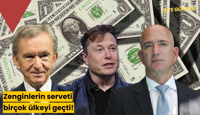 Zenginlerin serveti birçok ülkeyi geçti!