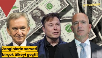 Zenginlerin serveti birçok ülkeyi geçti!