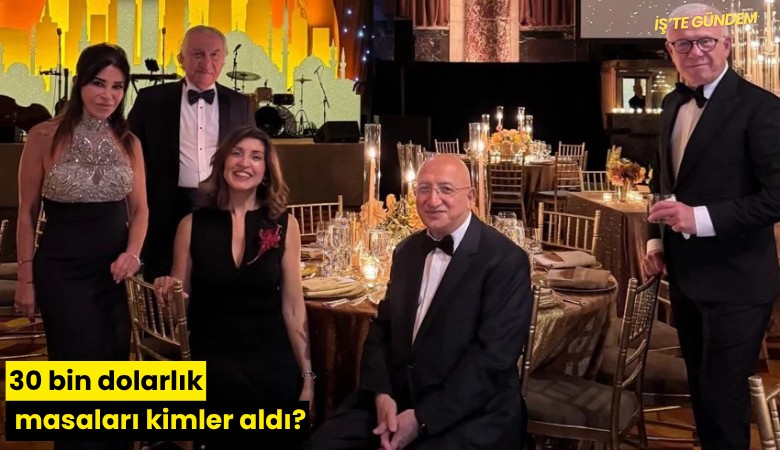30 bin dolarlık masaları kimler aldı?