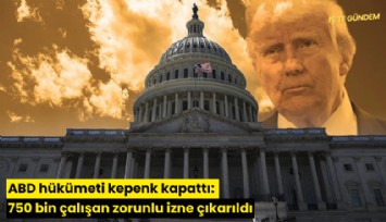 ABD hükümeti kepenk kapattı: 750 bin çalışan zorunlu izne çıkarıldı
