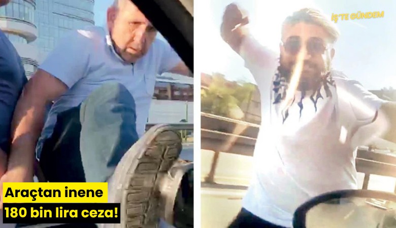 Araçtan inene 180 bin lira ceza!