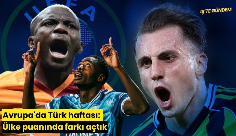 Avrupa'da Türk haftası: Ülke puanında farkı açtık