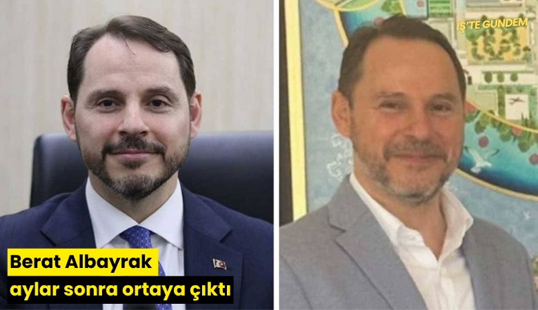 Berat Albayrak aylar sonra ortaya çıktı