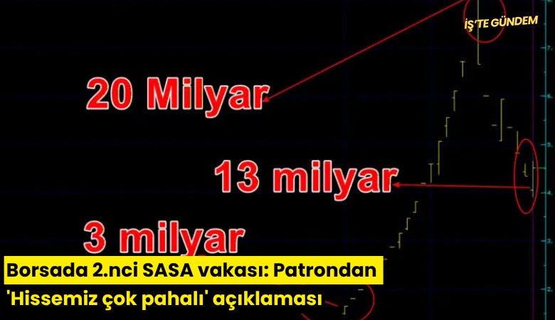 Borsada 2.nci SASA vakası: Patrondan 'Hissemiz çok pahalı' açıklaması