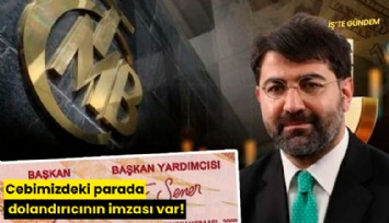 Cebimizdeki parada dolandırıcının imzası var!