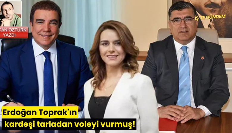 Erdoğan Toprak'ın kardeşi tarladan voleyi vurmuş!