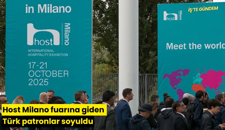 Host Milano fuarına giden Türk patronlar soyuldu