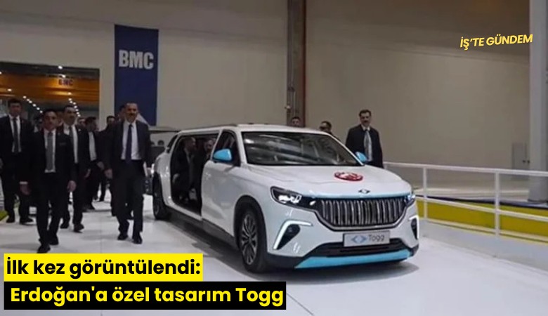 İlk kez görüntülendi: Erdoğan'a özel tasarım Togg