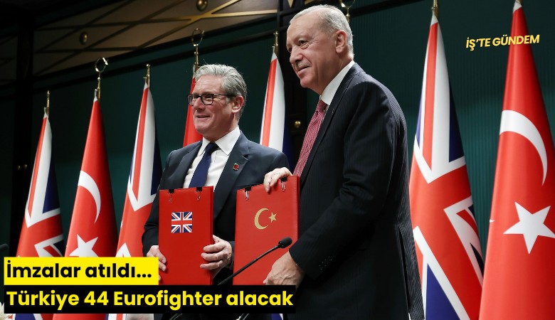 İmzalar atıldı... Türkiye 44 Eurofighter alacak