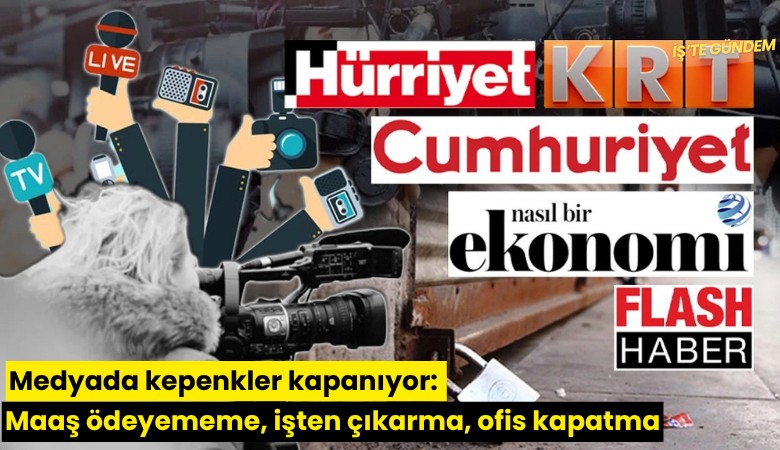Medyada kepenkler kapanıyor: Maaş ödeyememe, işten çıkarma, ofis kapatma