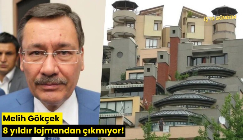 Melih Gökçek 8 yıldır lojmandan çıkmıyor!