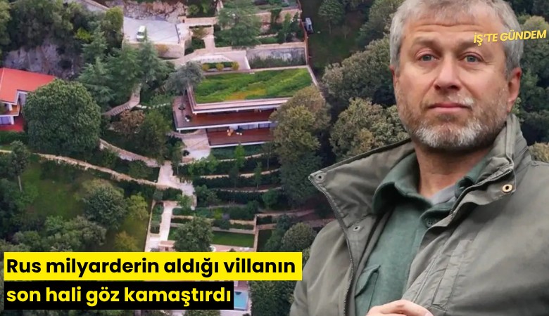 Rus milyarderin aldığı villanın son hali göz kamaştırdı