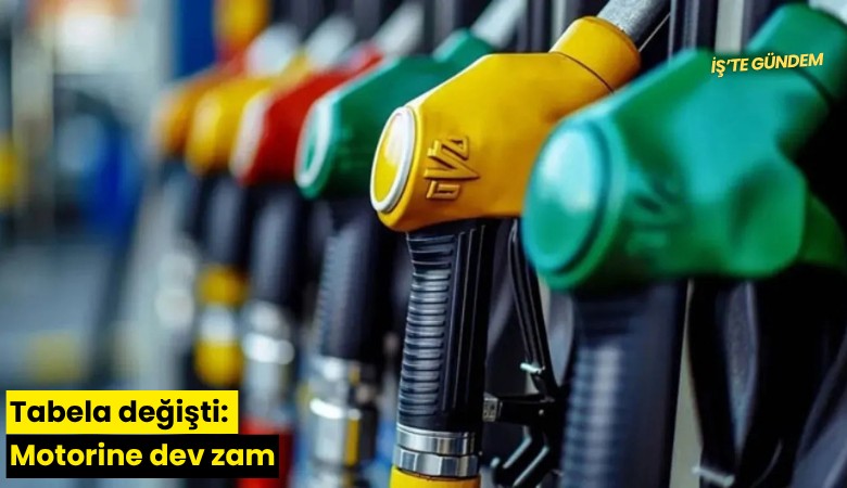 Tabela değişti: Motorine dev zam