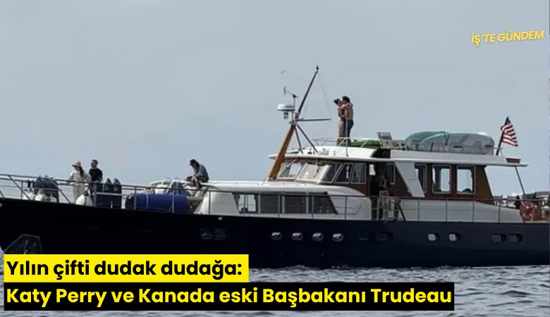 Yılın çifti dudak dudağa: Katy Perry ve Kanada eski Başbakanı Trudeau