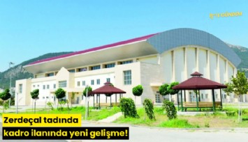 Zerdeçal tadında kadro ilanında yeni gelişme!