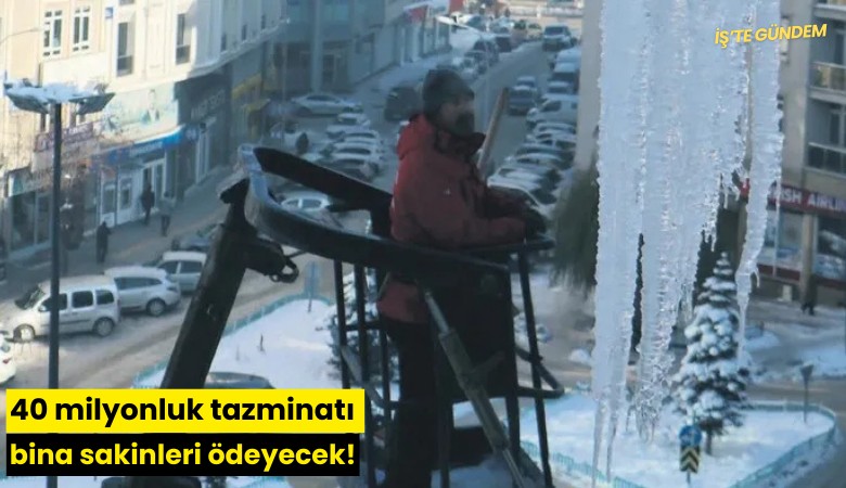 40 milyonluk tazminatı bina sakinleri ödeyecek!