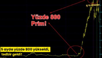 5 ayda yüzde 800 yükseldi, tedbir geldi!