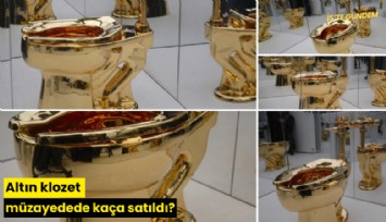 Altın klozet müzayedede kaça satıldı?
