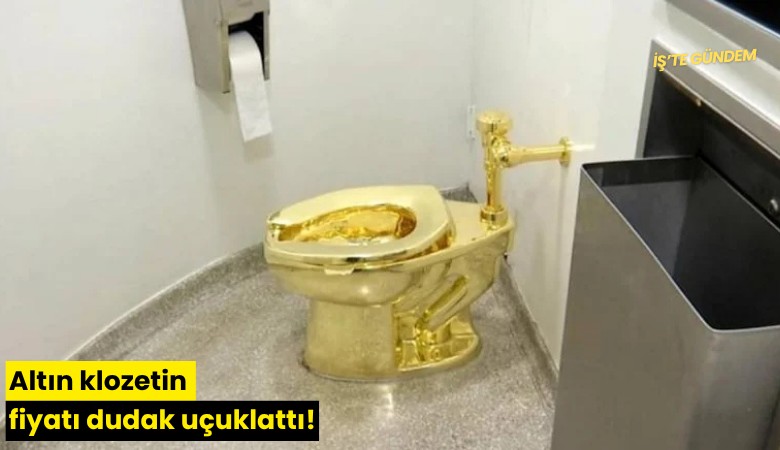Altın klozetin fiyatı dudak uçuklattı!