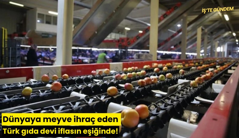 Dünyaya meyve ihraç eden Türk gıda devi iflasın eşiğinde!