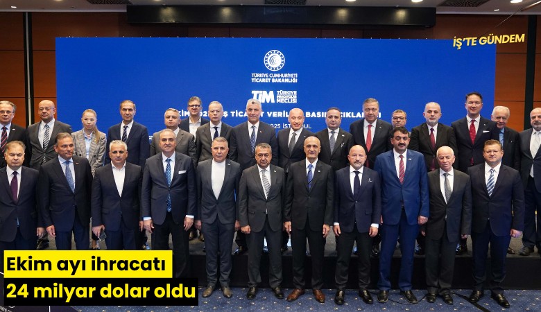 Ekim ayı ihracatı 24 milyar dolar oldu