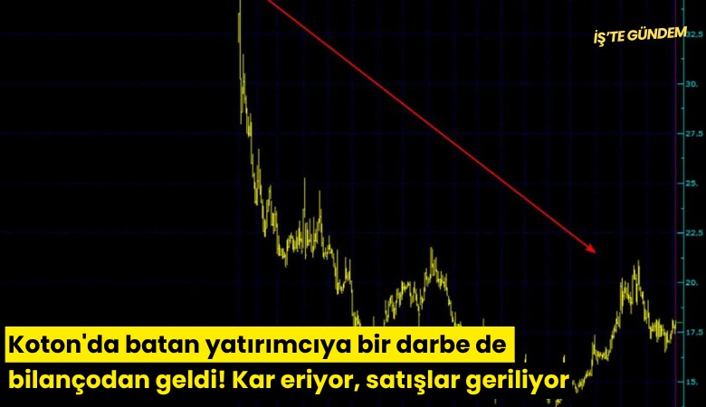 Koton'da batan yatırımcıya bir darbe de bilançodan geldi! Kar eriyor, satışlar geriliyor