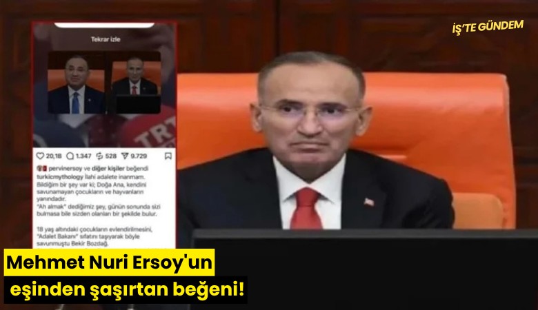Mehmet Nuri Ersoy'un eşinden şaşırtan beğeni!
