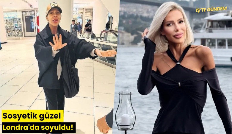 Sosyetik güzel Londra'da soyuldu!