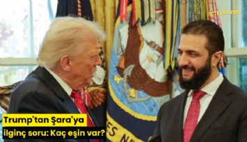 Trump'tan Şara'ya ilginç soru: Kaç eşin var?