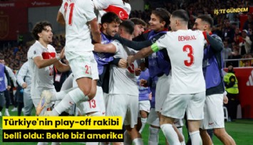 Türkiye'nin play-off rakibi belli oldu: Bekle bizi amerika