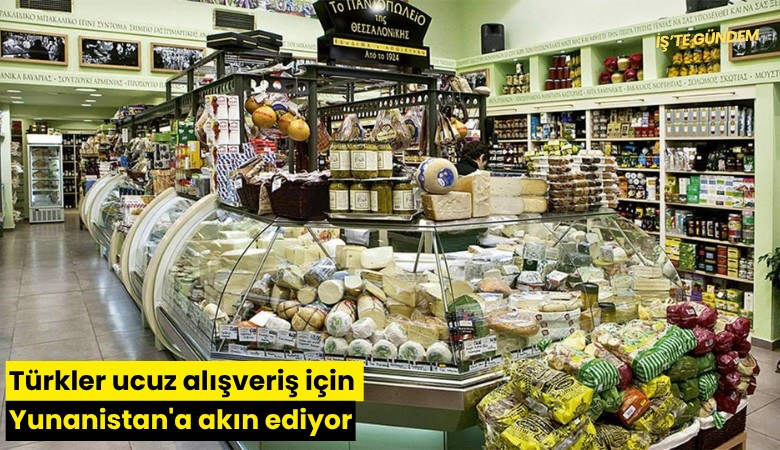 Türkler ucuz alışveriş için Yunanistan'a akın ediyor