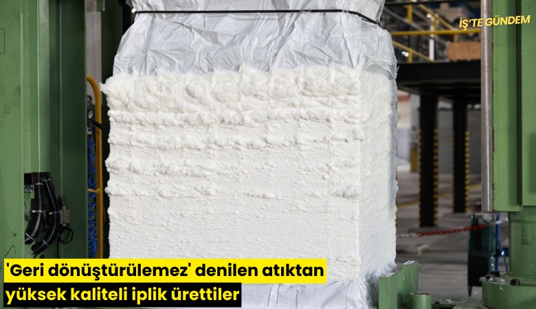 'Geri dönüştürülemez' denilen atıktan yüksek kaliteli iplik ürettiler