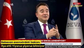 Babacan asansördeki bakanı ifşa etti: Yiyoruz yiyoruz bitmiyor