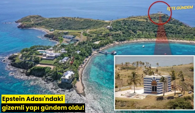 Epstein Adası'ndaki gizemli yapı gündem oldu!