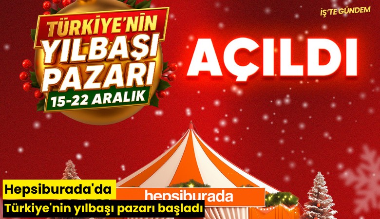 Hepsiburada'da Türkiye'nin yılbaşı pazarı başladı