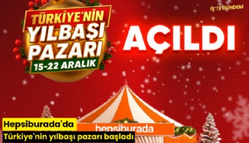 Hepsiburada'da Türkiye'nin yılbaşı pazarı başladı