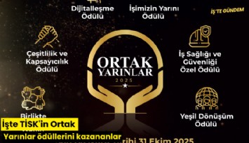 İşte TİSK'in Ortak Yarınlar ödüllerini kazananlar