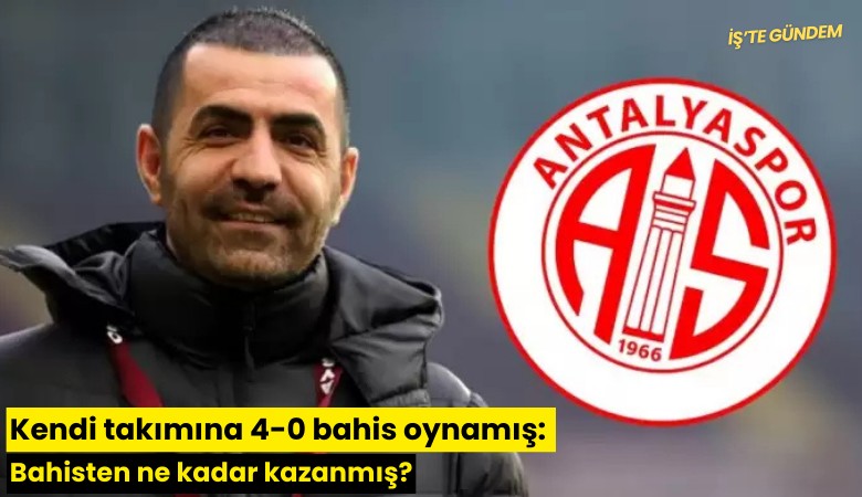 Kendi takımına 4-0 bahis oynamış: Bahisten ne kadar kazanmış?