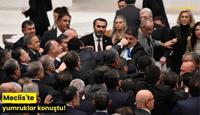 Meclis'te yumruklar konuştu!