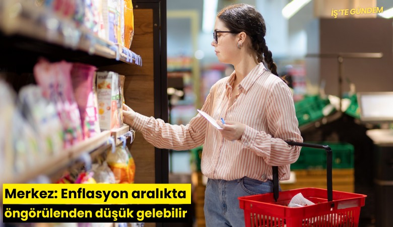 Merkez: Enflasyon aralıkta öngörülenden düşük gelebilir