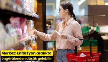 Merkez: Enflasyon aralıkta öngörülenden düşük gelebilir