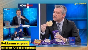 Reklamın suyunu çıkaran futbol programı!