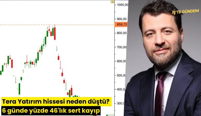 Tera Yatırım hissesi neden düştü? 6 günde yüzde 46'lık sert kayıp