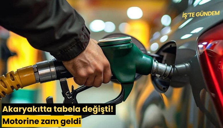 Akaryakıtta tabela değişti! Motorine zam geldi