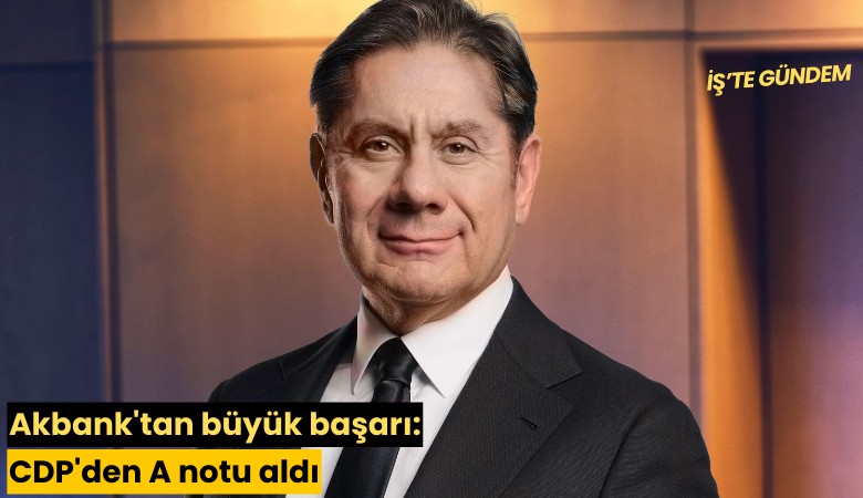 Akbank'tan büyük başarı: CDP'den A notu aldı
