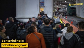 Bir gecede 36 deprem: Santorini halkı adadan kaçıyor