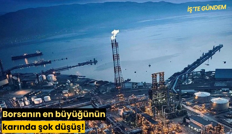 Borsanın en büyüğünün karında şok düşüş!