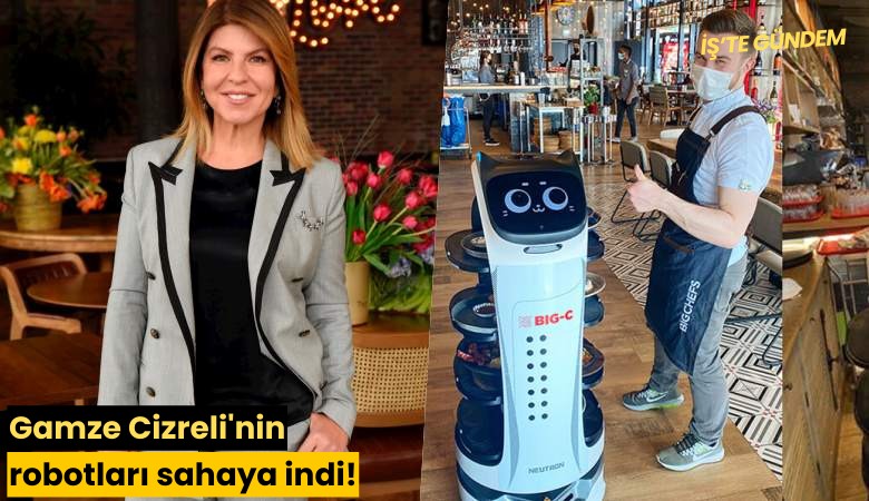Gamze Cizreli'nin robotları sahaya indi!