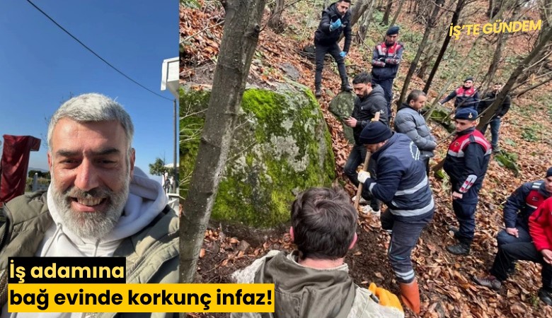 İş adamına bağ evinde korkunç infaz!