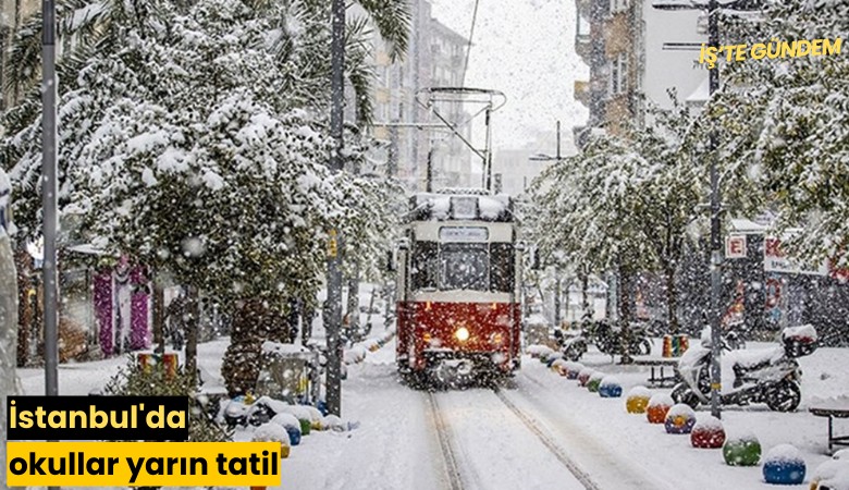 İstanbul'da okullar yarın tatil